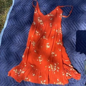 Orange summer dress